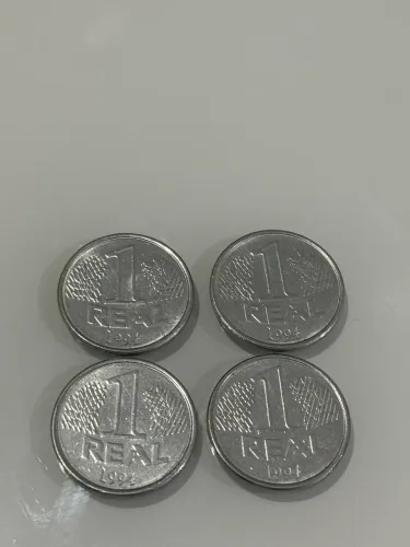 Moeda 1 real antiga do ano 1994
