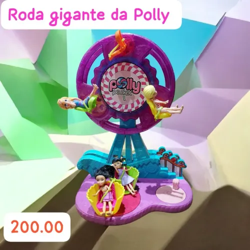 Roda gigante da Polly + 2 boneca