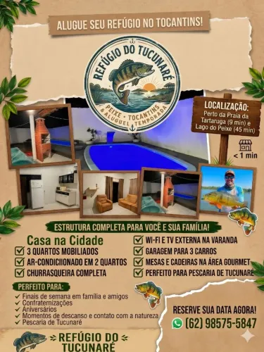Casa para alugar temporada 