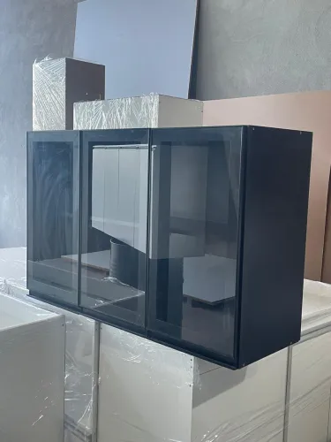 Armário aéreo MDF com porta de vidro / NOVO / ENTREGAMOS 