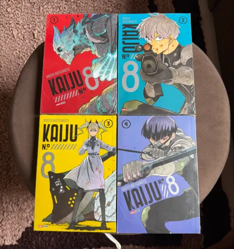 Mangá Kaiju Nº 8 Vol. 1 ao 4 | Novos e Lacrados de Fábrica