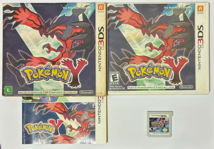 Pokémon Y com Luva Nintendo 3Ds