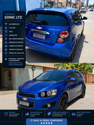 Chevrolet Sonic HB LTZ 1.6 16V Flexpower 5P Aut. 2012