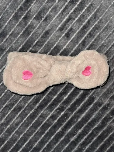 Faixa de cabelo de pelúcia