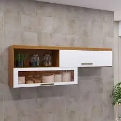 Armario Aéreo Safira 2Pts Cinamomo.Branco Arte Moveis - Entrega Rápida!