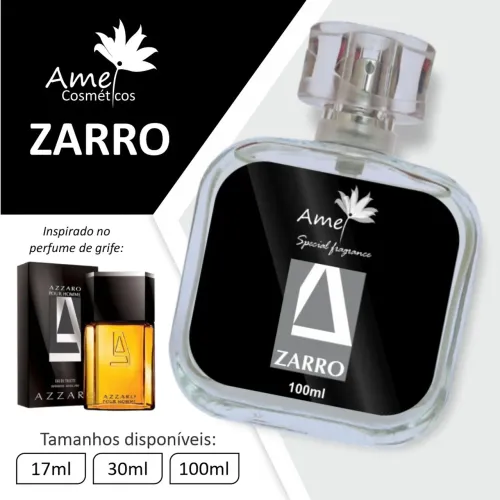 Perfume masculino Zarro de 100ml.
