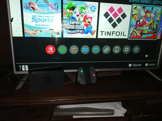Switch Modelo V2 Desbloqueado Pela Referência Brasileira * LR GAMES COM GARANTIA *