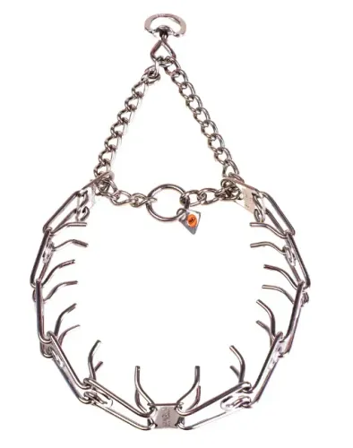 Coleira Alemã Original Inox Herm Sprenger 3,2mm X 50cm para Cachorro Porto Médio e Grande