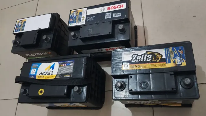 BATERIA SEGUNDA MÃO, USADA EXELENTE, BATERIAS NOVAS.