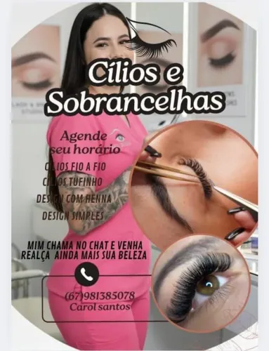 Cílios e sobrancelhas 