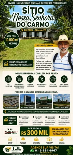 Granja Nossa Srª do Carmo com 10.000²