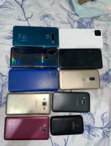 ? LOTE COM 10 CELULARES PARA REPARO OU PEÇAS | SAMSUNG, MOTOROLA E LG