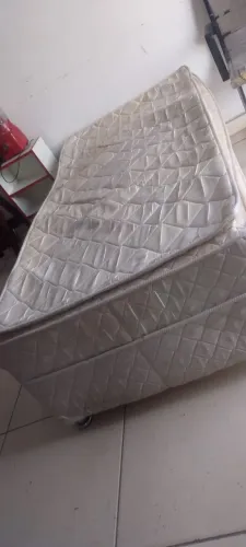 Cama Box Solteiro Pelmex - Semi Nova Espuma (FRETE GRÁTIS)