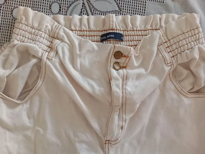 Calça creme 46