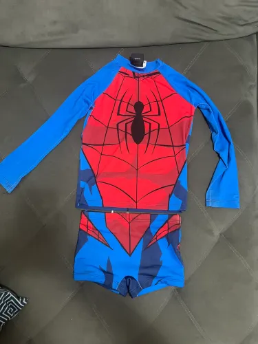 Conjunto de praia homem aranha 