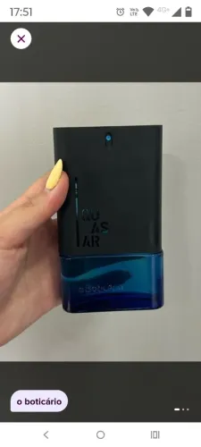 Perfume Quasar do Boticário novo e original