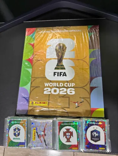 Álbum completo 2026 Panini figurinhas -