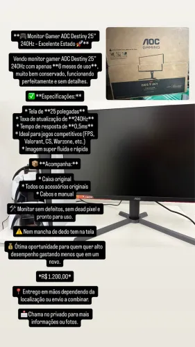 Monitor Gamer AOC