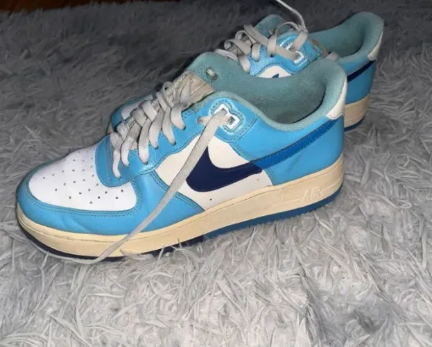 Nike Tênis masculino Air Force 1 Azul