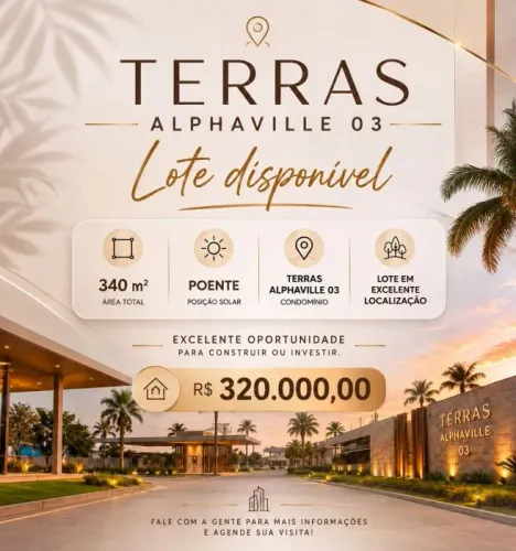 Lote excelente localização no Terras Alphaville 03