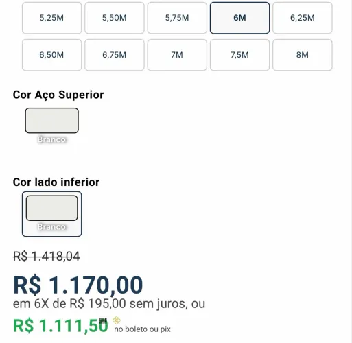 ISOTELHA TRAPEZOIDAL TÉRMICA ISOESTE SANDUÍCHE COM FORRO BRANCO NEVE - NÚCLEO EM PIR 30 MM