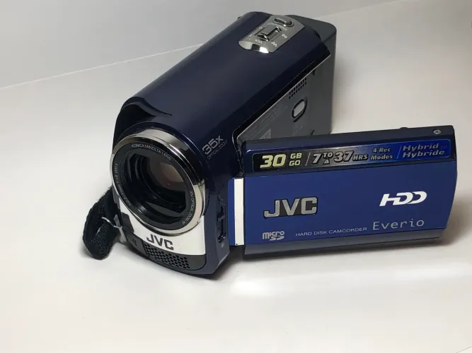 JVC Everio GZ-MG330 AZUL (30GB + Tela Touch + Visual Vintage)