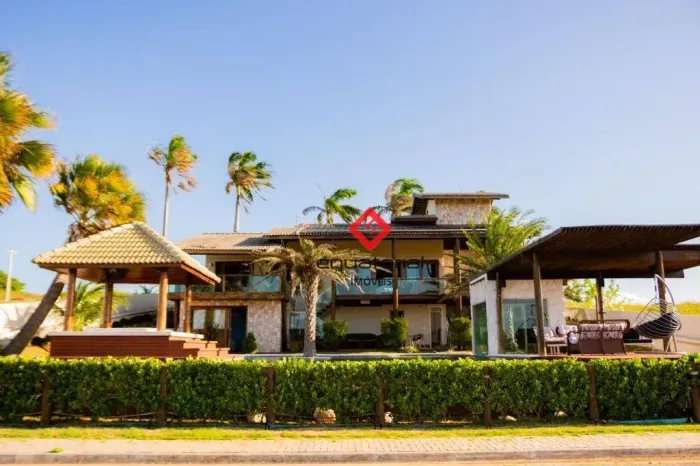 Aquiraz Riviera - Casa com 4 suítes à venda por R$ 6.000.000 - Aquiraz/CE