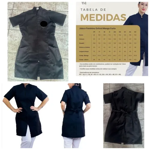 Jaleco preto
