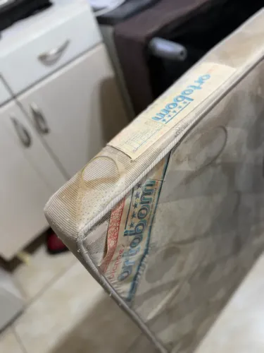 Cama auxiliar e colchão ortobom solteiro