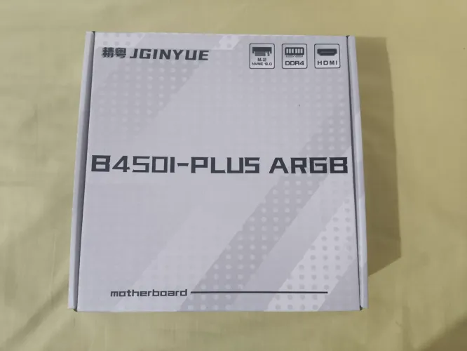 Placa mãe AM4 B450i-PLUS ARGB Mini-itx