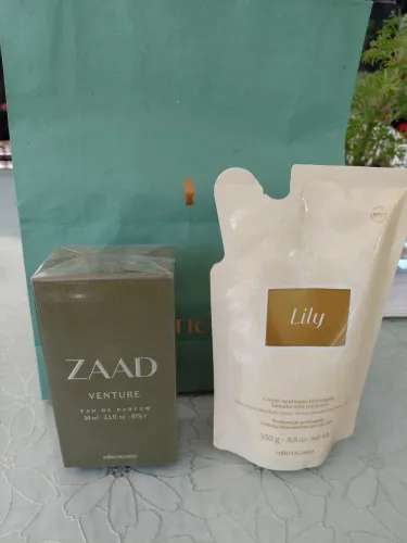 Kit O boticario Perfume & Hidratante Lily Refil por 250,00 ?