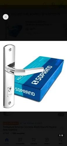 Fechadura pra banheiro soprano