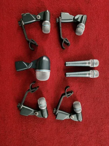 Kit Microfone Shure Beta para Bateria