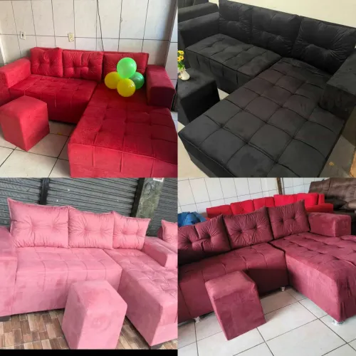 Sofa_chaise 3 lugares_ frete grátis