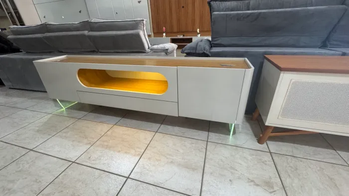 RACK NOBRE COM LED MDF