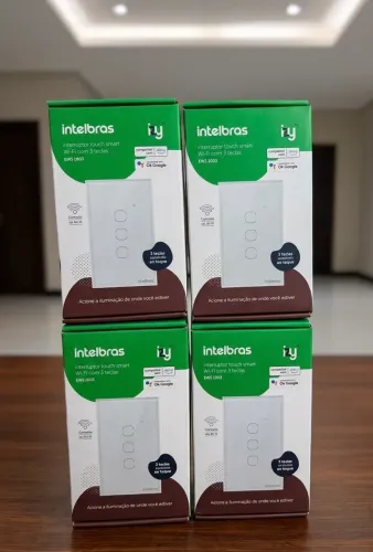 KIT DE INTERRUPTORES EWS 1003 INTELIGENTES INTELBRAS
