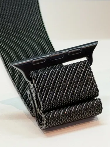 Pulseira Apple Milanese Loop Original 44mm Preta na Caixa