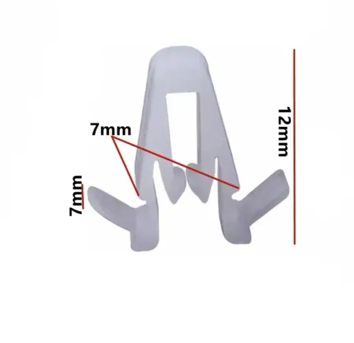 Kit 4 Presilha Grampo para moldura cromada do farol Tiggo 5x 2019 2020 