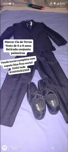 Terno completo com sapato social Cia do terno 