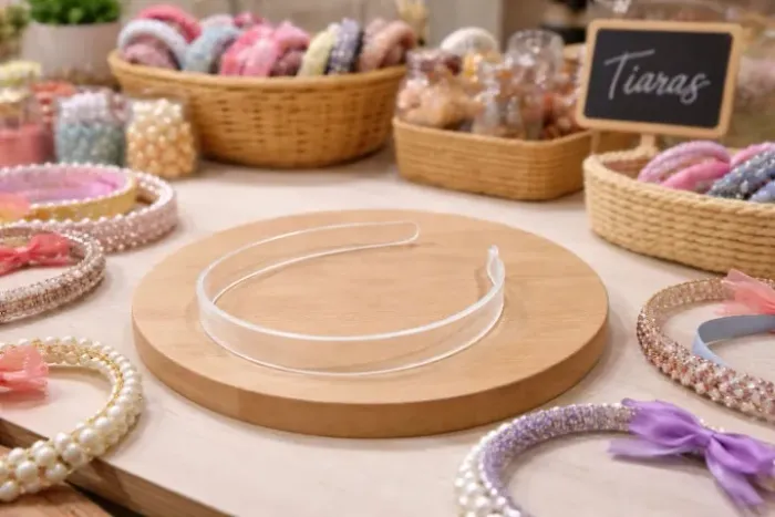 Tiaras em acrílico - Modernas, versáteis e personalizáveis