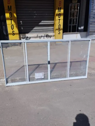 Janela 1.00x2.00 4 folhas BRANCA - Promoção imperdível
