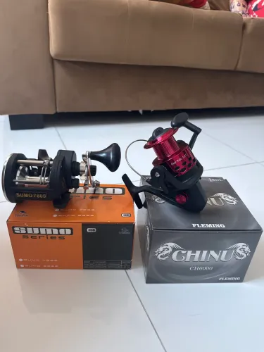 Molinete e Carretilha de pesca