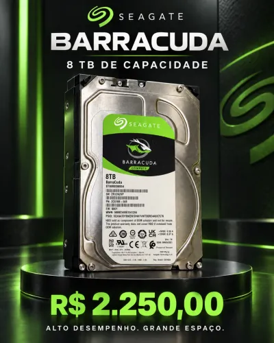Hd desktop 8t seagate barracuda