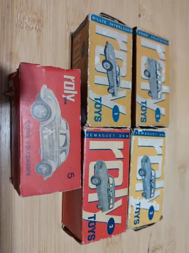 Pack Rolly Toys e Machbox anos 70.