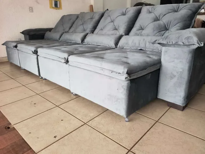 Sofá retrátil e reclinável Pronta entrega