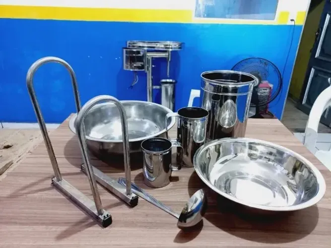 Bacias12l conchas inox