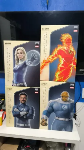 Quarteto Fantástico Iron Studios