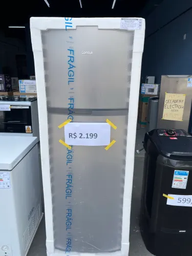 Geladeira Consul inox nova