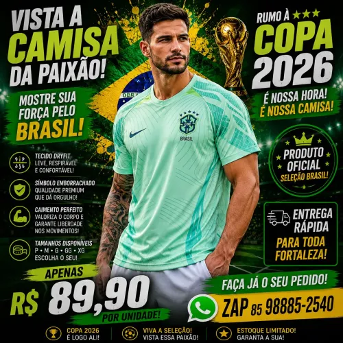 Blusa pra copa 