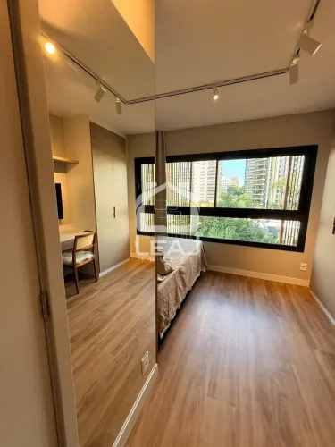 Studio mobiliado para venda e locação de 21m² em Moema